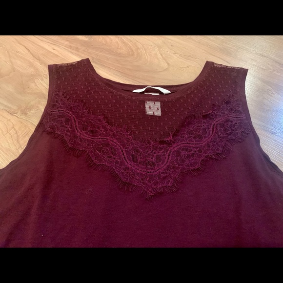 H&M blouse- plum - Picture 3 of 5
